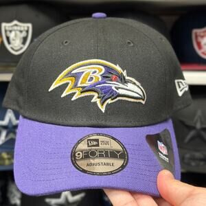 New Era Baltimore Ravens Black/Purple 9FORTY Baseball Cap